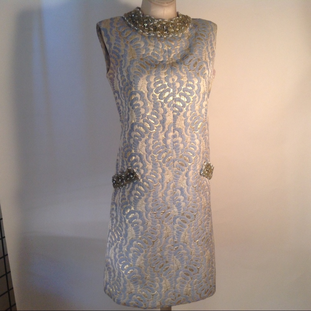 Vintage 60's brocade dress